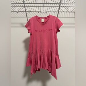 Givenchy Kids Logo Dress Pink Size 6 Years